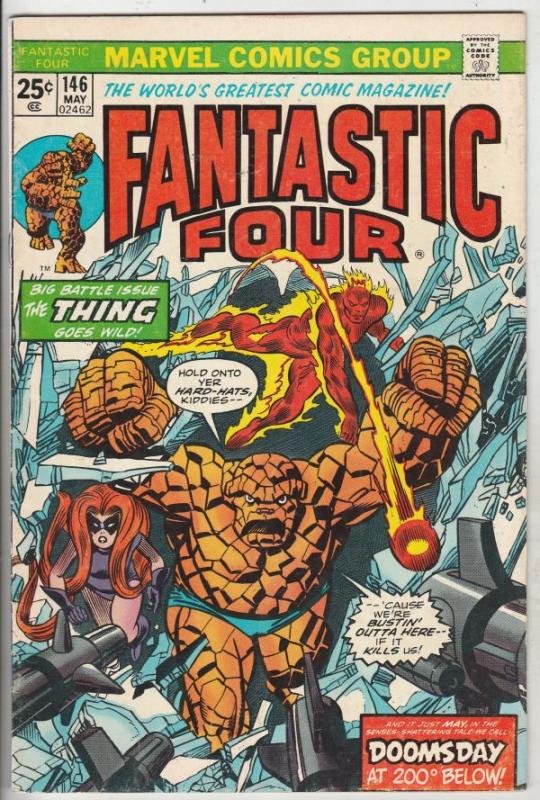 Fantastic Four #146 (May-74) FN High-Grade Fantastic Four, Mr. Fantastic (Ree...