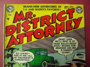 MR. DISTRICT ATTORNEY #35 DC COMICS 1953 (4.5 VERY GOOD+ OR BETTER