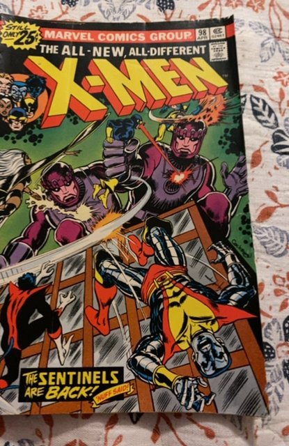 The X-Men #98 (1976) The sentinels are back