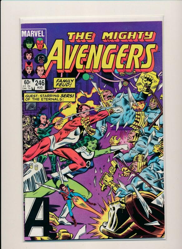 Marvel Set of 3-THE AVENGERS#244-246  VF(PF761) 