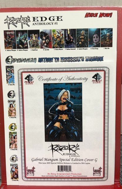 Razors, edge, Gabrielle, Mangum, special edition, cover G