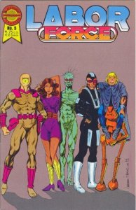 Labor Force #5 Blackthorne Publishing Comics 03/87 (VFNM 9.0/Stock Image)