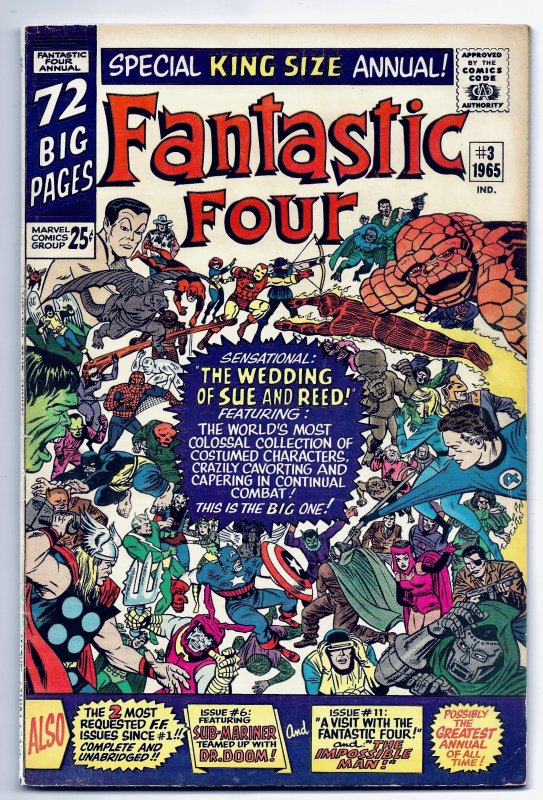 Fantastic Four Annual #3 (1965) VF-