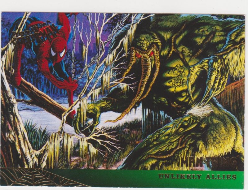 1995 Fleer Ultra Spider-Man #132 Spider-Man/Man-Thing