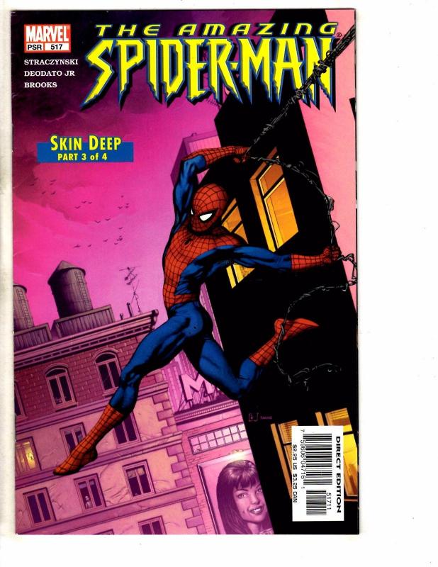 5 Amazing Spider-Man Marvel Comic Books # 516 517 518 519 520 VF-NM Range J268