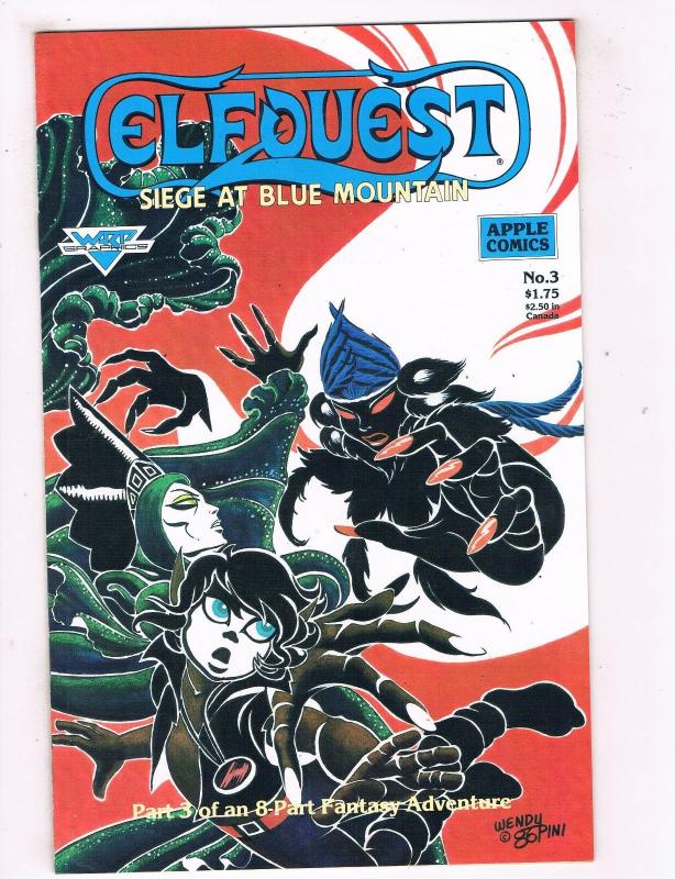 Elfquest: Siege At Blue Mountain #3 VF Warp Graphics Comic Book 1987 DE41 AD18