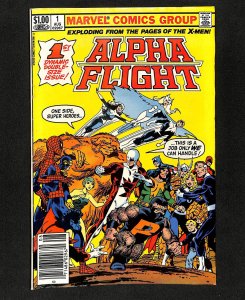 Alpha Flight #1 1st Puck!  1st Marina Marvel!