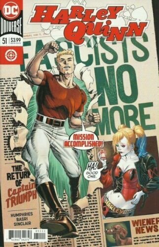 Harley Quinn 51 COVER A VARIANT NM Rebirth DC Comics BATMAN JOKER  
