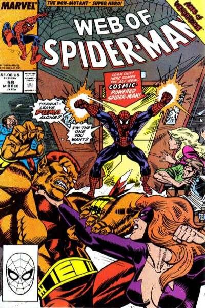 Web of Spider-Man (1985 series) #59, VF+ (Stock photo)