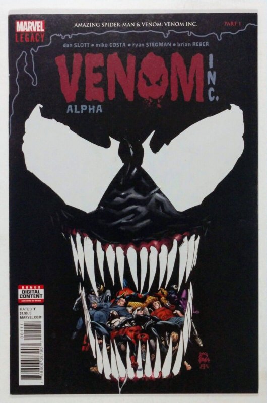 Venom Inc. #1, 1st app of Flash Thompson as Agent Ant