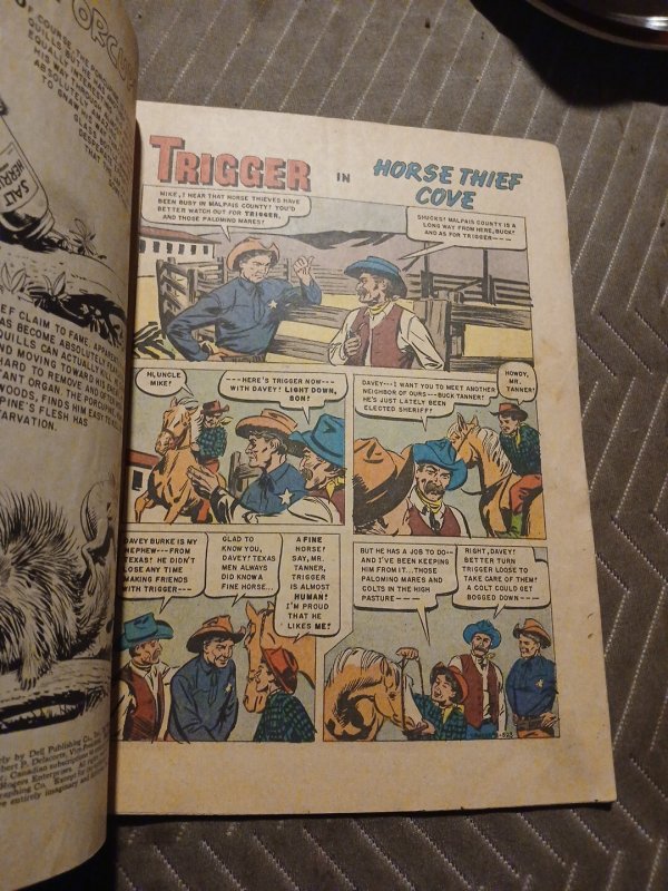 Roy Rogers' Trigger #8 (Dell 1953) Golden Age Western Hero Horse Comics