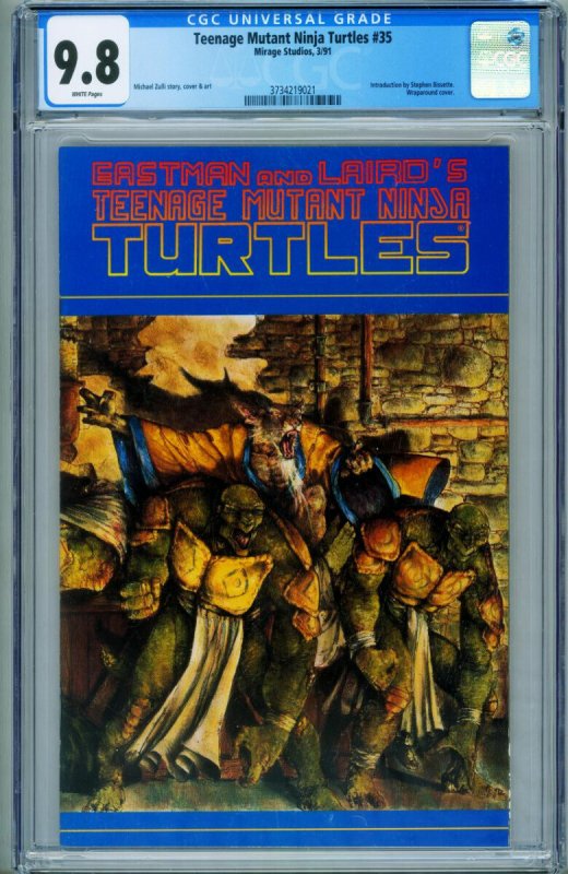 Teenage Mutant Ninja Turtles #35  1991 - Mirage -CGC 9.8 - Comic Book-3734219021
