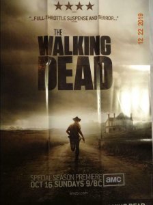 WALKING DEAD Promo Poster, 27 x 39, 2011,  Zombies, Horror Unused 395