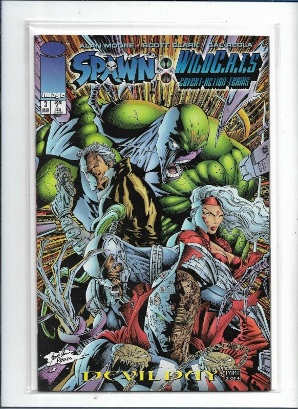 Spawn WildCATS 1,2,3,4 NM Investor Set Image Comics 1996 Alan Moore  nw111
