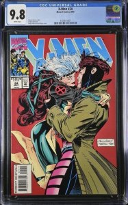 X-MEN #24 CGC 9.8 GAMBIT ROGUE KISS COVER ANDY KUBERT WHITE PAGES 007