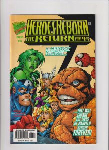 Heroes Reborn: The Return #1,2,3,4 Full Set 1997 Marvel Comics Avengers FF Thor