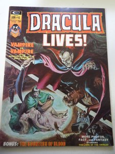 Dracula Lives #4 (1974) FN/VF Condition
