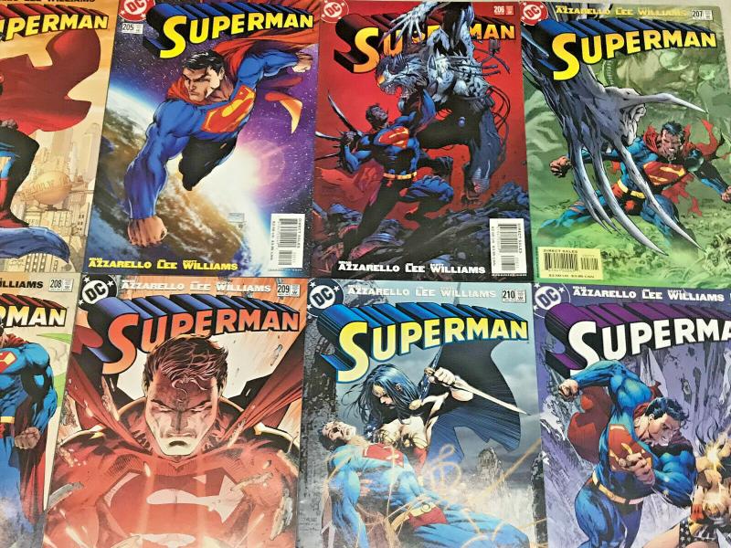 SUPERMAN#204-215 VF/NM LOT 2004 JIM LEE RUN DC COMIC