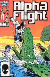 Alpha Flight (1st Series) #41 FN ; Marvel | 1st Purple Girl