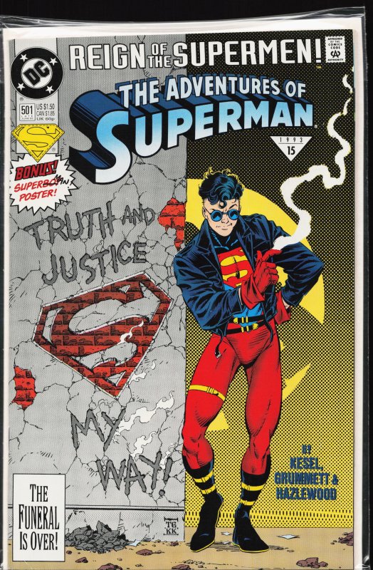 Adventures of Superman #501 (1993) Superboy