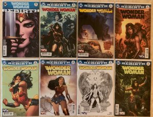 WONDER WOMAN LOT OF 39 FROM 2016 SERIES: 1-16, 19, 28-29, 31, 44-45, 51-52, MORE