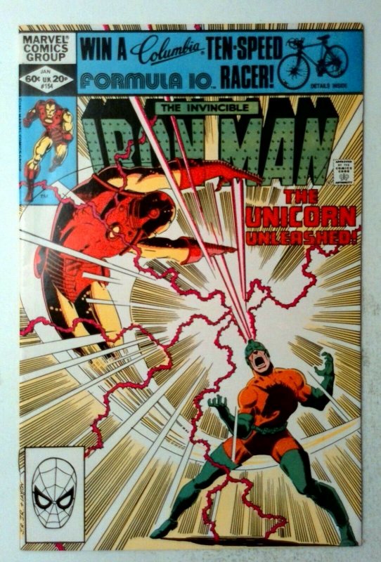 Iron Man #154 (1982) Marvel 9.0 VF/NM Comic Book