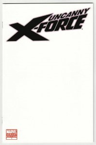 Uncanny X-Force #1 Blank Sketch Variant Cvr (Marvel, 2010) NM