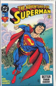 Adventures of Superman #505 Standard Cover - Direct (1993) Superman