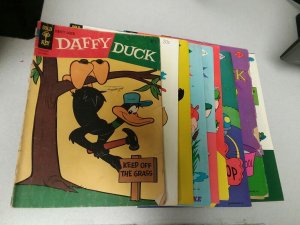 Daffy Duck 9 Issue Silver Bronze Age Comics Lot Run Set Cartoon Collection rare