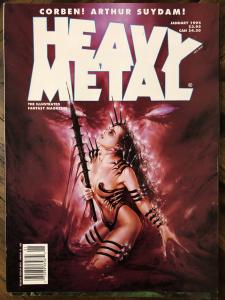 Heavy Metal Magazine lot of 4