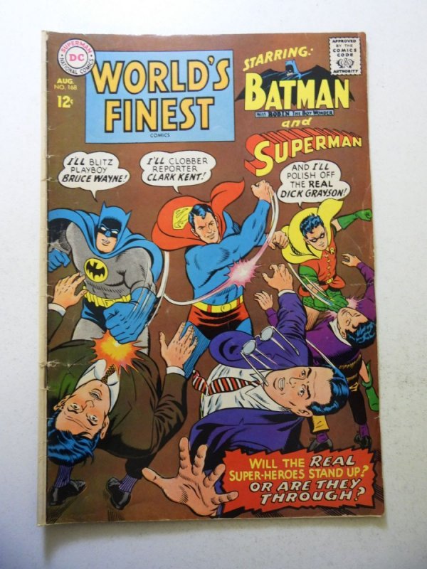 World's Finest Comics #168 (1967) GD/VG Condition