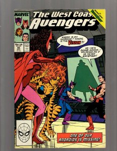 Lot of 12 West Coast Avengers Comics #38 39 40 41 42 43 44 51 53 55 56 57 J417