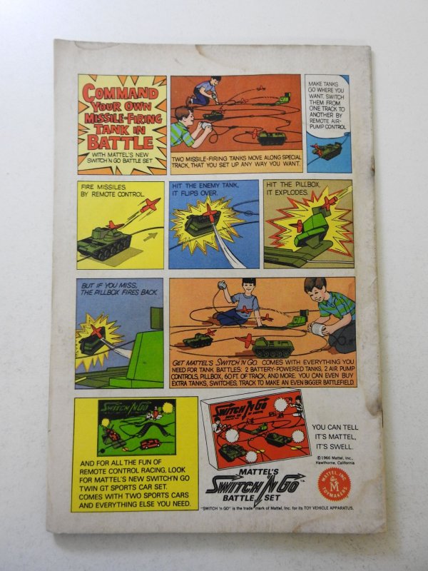 Doom Patrol #105 (1966) GD+ Condition moisture damage, rust on staples