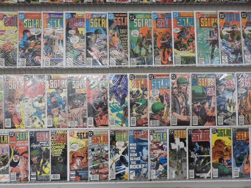 Huge Lot 130+ All Sgt. Rock Comics!!! Avg FN- Condition!