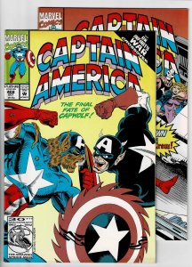 Captain America #408 & #409 (1992) A Fat Mouse BOGO! BOGO? Read Description