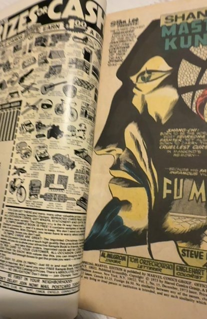 Special Marvel edition #15 (1973)first app of Shang-Chi
