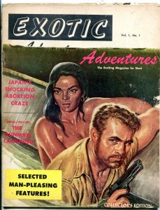 Exotic Adventures Magazine #1 1958- Abortion Craze- Women Wrestlers