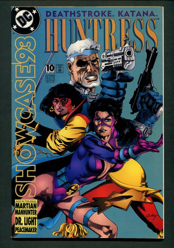 Showcase93 #10 ( 9.0 VFN/NM) Deathstroke, Huntress / October 1993