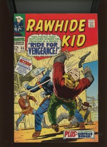 (1968) The Rawhide Kid #65 - SILVER AGE! RIDE FOR VENGEANCE! (7.5/8.0)