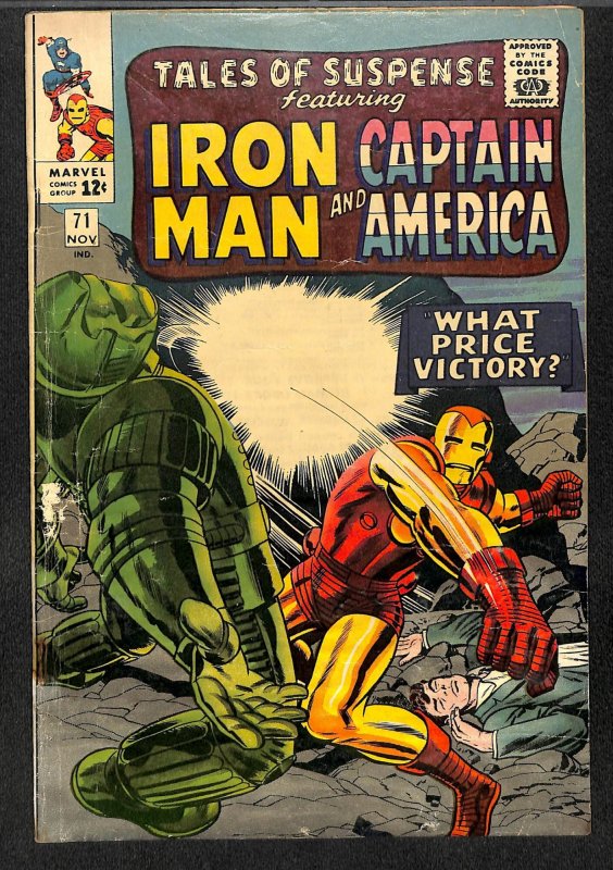 Tales Of Suspense #71 GD 2.0 Iron Man! Iron Man