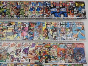 Huge Lot 160+ Comics W/Thor, Hulk, Iron Man, Cage Avg VG/Fine Condition!!