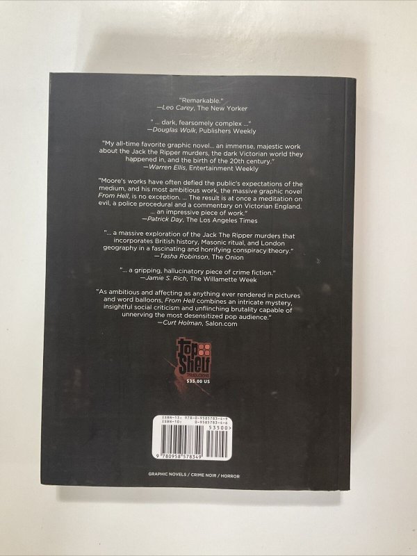 From Hell  Softcover Sc Near Mint Nm Oversized Top Shelf