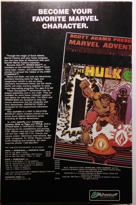 The Uncanny X-Men #203 CPV (1986)