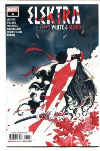 ELEKTRA BLACK WHITE BLOOD (2021 MARVEL) #4 CVR A PEACH MOMOKO