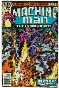 MACHINE MAN#8 FN/VF 1978 MARVEL BRONZE AGE COMIC $6 UNLIMITED SHIPPING!