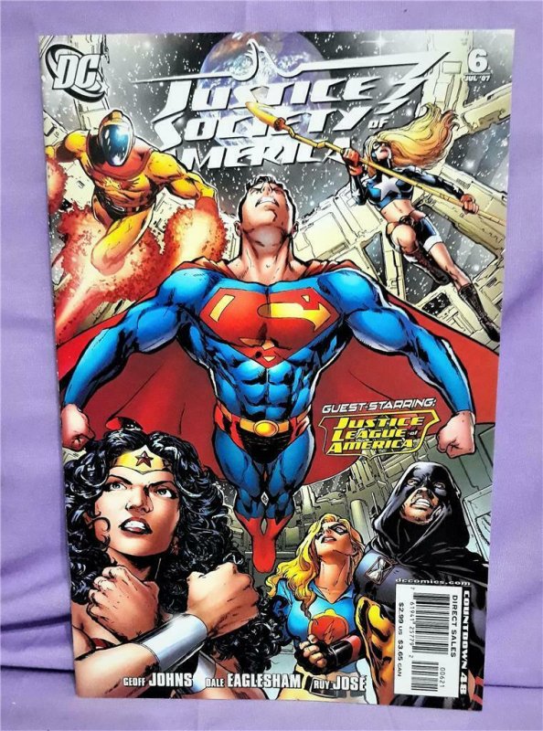 Geoff Johns JUSTICE SOCIETY of AMERICA #6 - 7 1:10 Variant Covers (DC, 2007)!