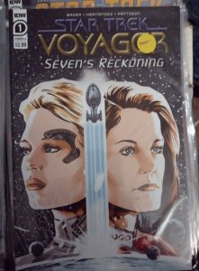 star trek VOYAGER - SEVENS RECKONING #1 COVER A