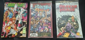 MISC IMAGE COMICS 11PC (FN) SOME ORIGINAL PACKAGING W/ CARDS, BRIGADE 1992-2001