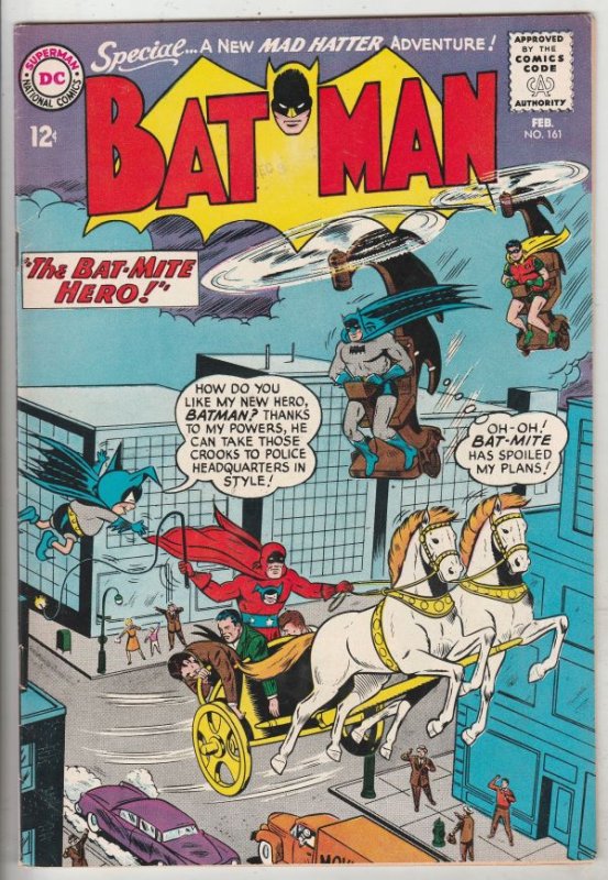 Batman #161 (Feb-64) VF+ High-Grade Batman