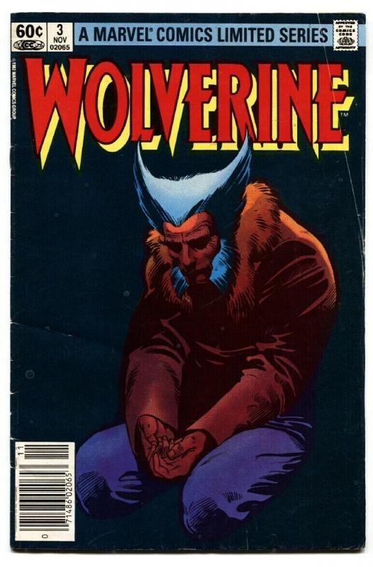 WOLVERINE LIMITED SERIES #3 comic book-Marvel 1982 comic book